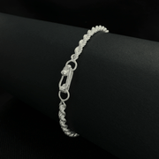 Pulsera Nudo 3.5mm – Plata 950 | Lion Luxury