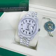 Reloj Datejust 41 Oyster Case – Jubilee Full Moissanita | Lion Luxury