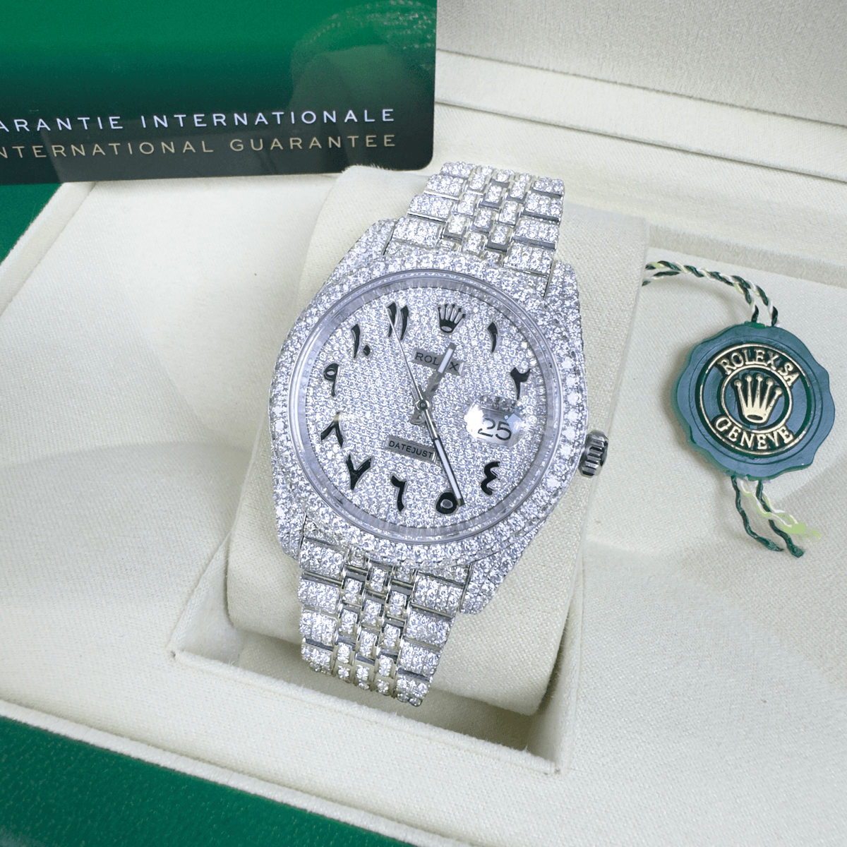 Reloj Datejust 41 Oyster Case – Jubilee Full Moissanita | Lion Luxury