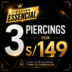 3 Piercing por s/ 149 soles