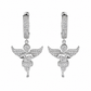 Angel Divine Earring 25mm - 925 Silver * Moissanite