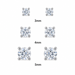 Arete Aureon 3mm/4mm/5mm - Plata 925 * Circonia 5A