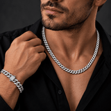 Dúo Iced 8mm – Cadena + Pulsera