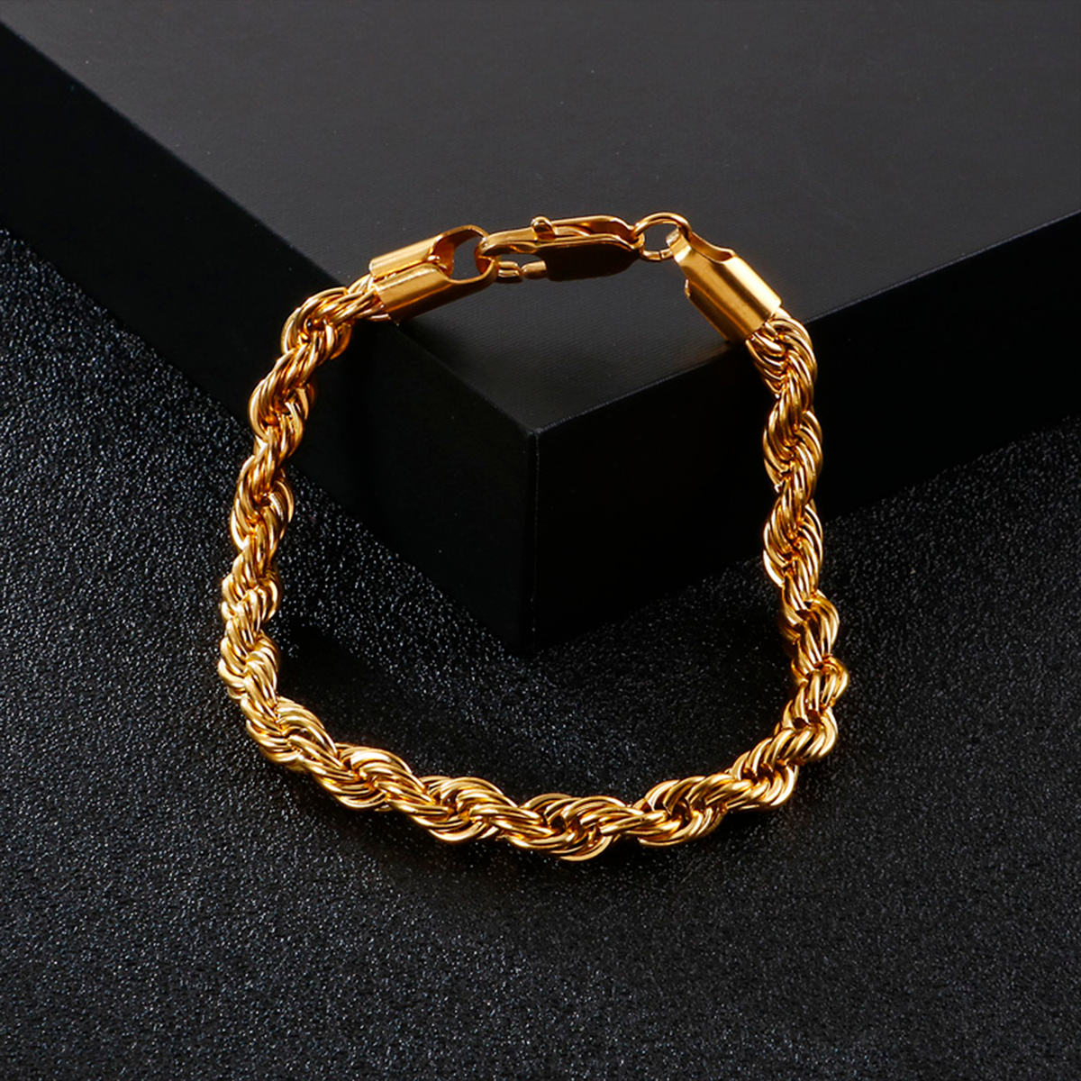 Pulsera Nudo Gold 6mm – Acero 316L – detalle 2