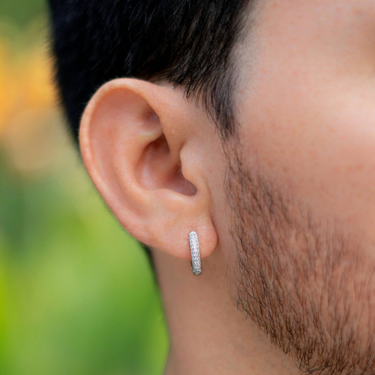 Arete Origin 15mm – Plata 925 con Circonia 5A – detalle 4