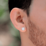 Arete Argus 7.5mm – Plata 925 con Circonia 5A – detalle 2