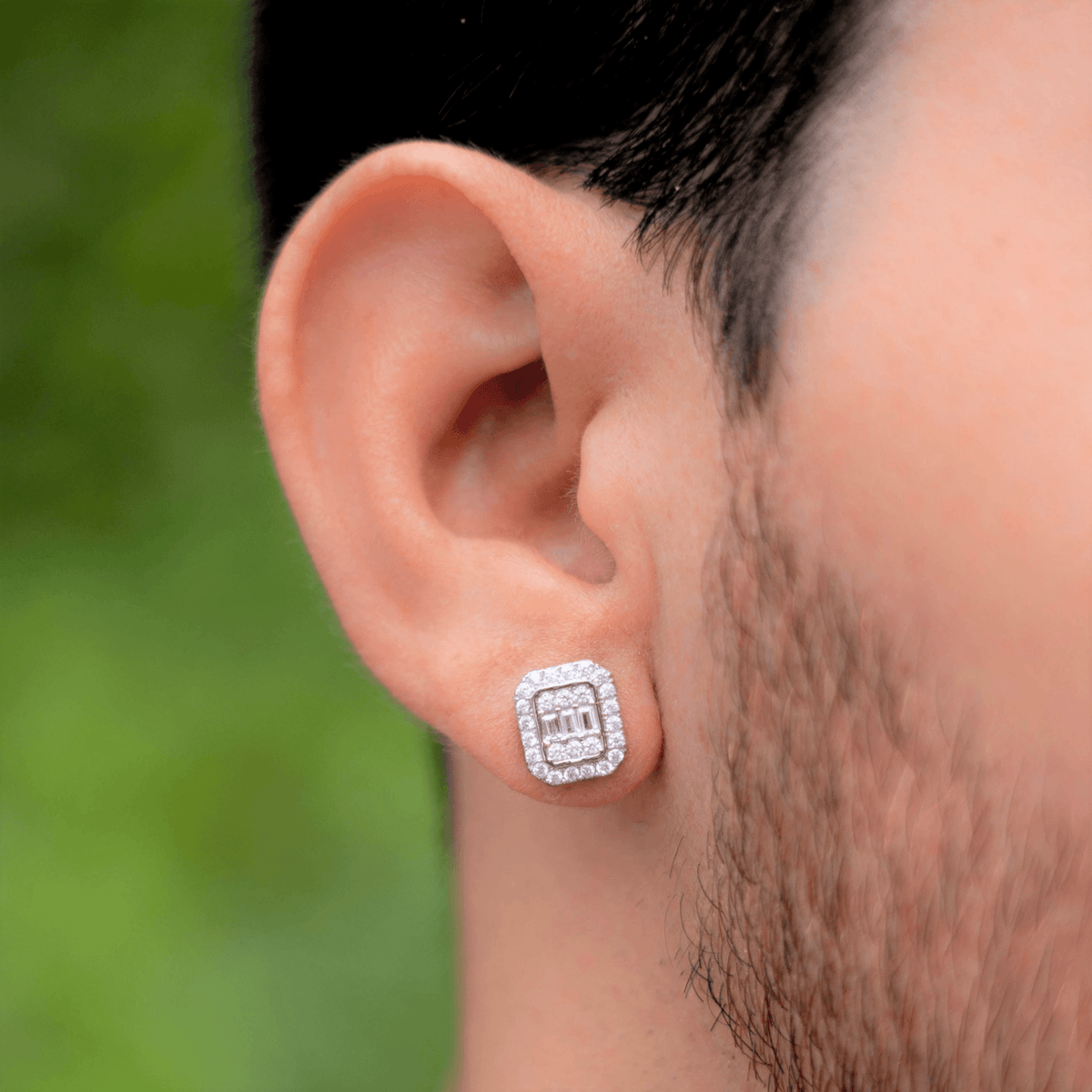 Arete Estrata 11mm – Plata 925 con Circonia 5A – detalle 2
