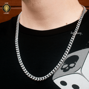 Cadena Lomo Corvina Silver 6mm – Acero 316L | Lion Luxury