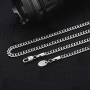 Cadena Miami Cuban 3mm – Acero 316L – detalle 3