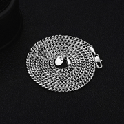 Cadena Miami Cuban 3mm – Acero 316L – detalle 4
