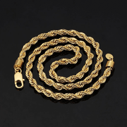 Cadena Nudo Gold 6mm – Acero 316L – detalle 4