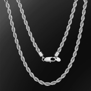 Cadena Nudo Silver 6mm – Acero 316L – detalle 2