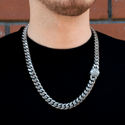 Cadena Lion Silver 12mm – Acero 316L | Lion Luxury