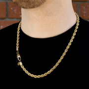 Cadena Nudo Gold 6mm – Acero 316L | Lion Luxury