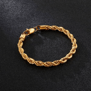 Pulsera Nudo Gold 6mm – Acero 316L | Lion Luxury