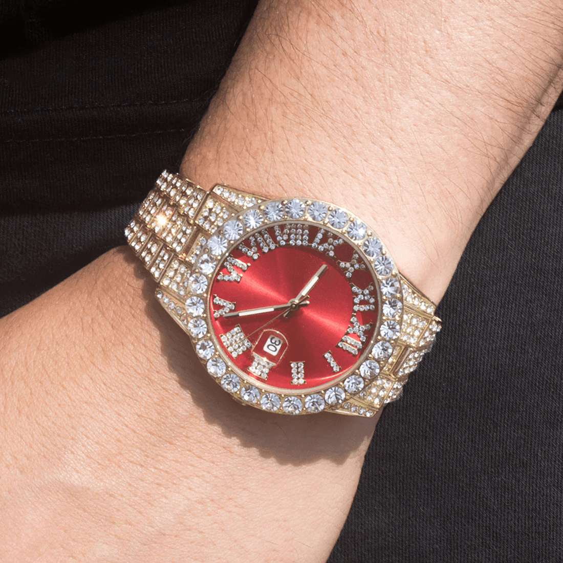 Reloj Lion Red – Acero 316L con Circonia 5A – detalle 2