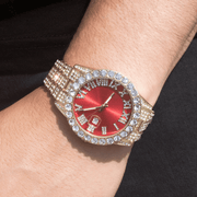 Reloj Lion Red – Acero 316L con Circonia 5A – detalle 2